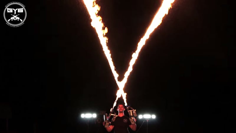 [VIDEO] Let’s Take A Break From Concealed Carry With Some Dual Wielding Flamethrowers