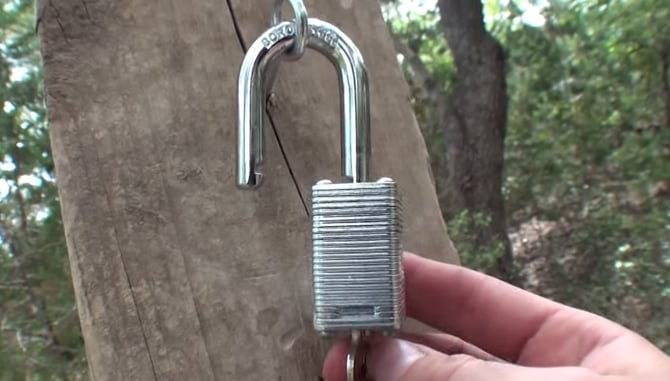 [VIDEO] How Much Truth Is There To Shooting A Lock Off A Door Like You See In The Movies?
