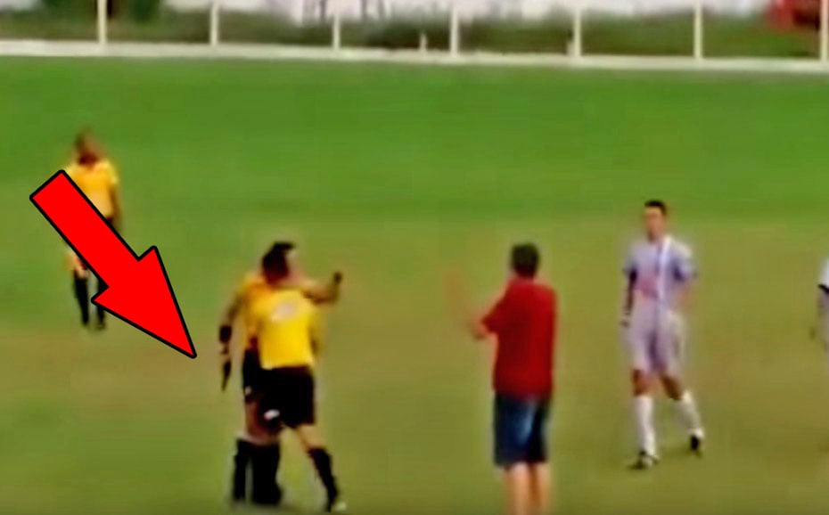 [VIDEO] Remember That One Time A Referee Pulled A Gun During A Soccer Game?