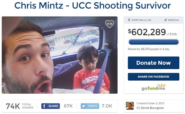 $600k And Counting: World Comes Together To Collect Funds For Chris Mintz, The Man Who Faced Danger Head On