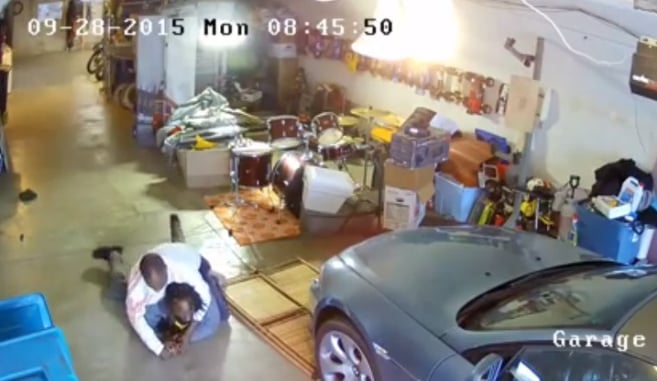 CAUGHT ON CAMERA: Thug Tries To Rob Man In His Garage, Has Gun Wrestled Away; Things To Learn From This Encounter
