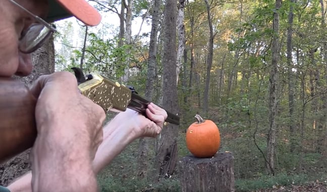 HICKOK45 At It Again: Pumpkin Carving With A Henry Rifle