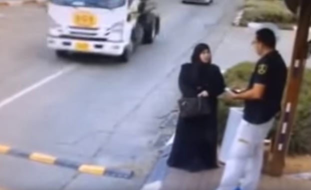 [VIDEO] GUNS SAVE LIVES: Female Terrorist Tries To Kill Security Guard By Bringing A Knife To A Gunfight. She Didn’t Win.