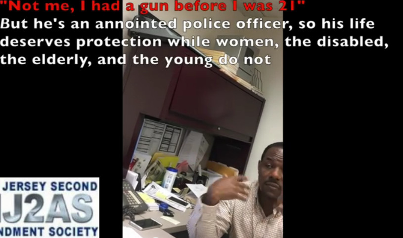 [VIDEO] Police Detective In NJ Admits He Denies Permits To The Elderly, People With Disabilities, Women, And Others