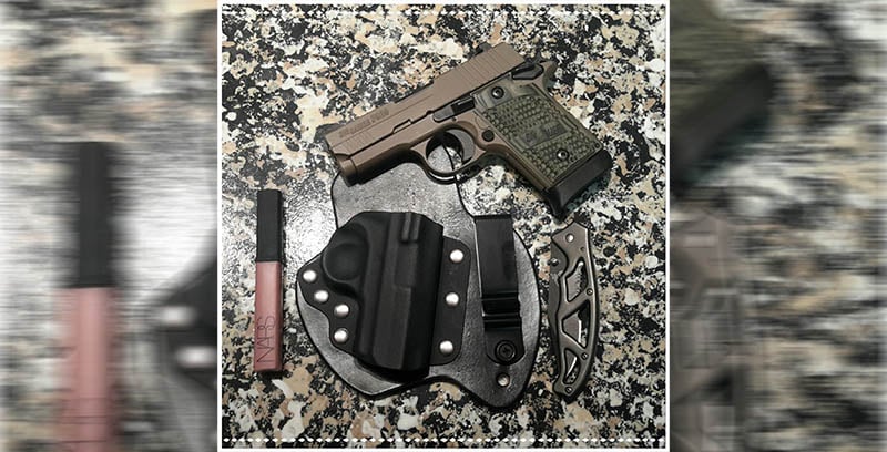 #DIGTHERIG – Jennifer and her Sig Sauer 9mm P938