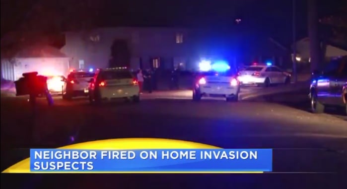 Neighbor To The Rescue! Fires On Home Invaders While Neighbor Sleeps