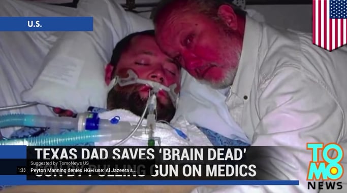 Dad Pulls Gun On Doctors That Want To Pull Plug On Son, Who Later Recovers