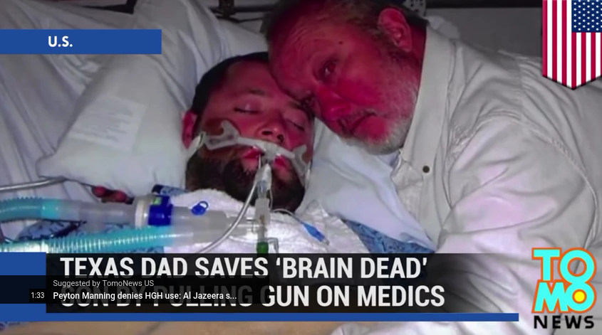 Dad Pulls Gun On Doctors That Want To Pull Plug On Son, Who Later Recovers