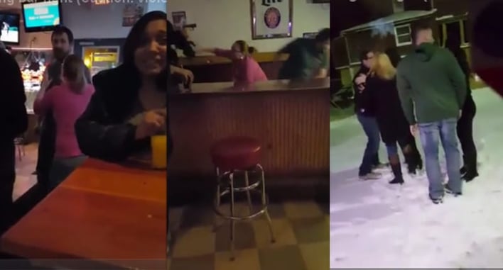[VIDEO] Gun Drawn During Argument At Bar: Was It Justified?