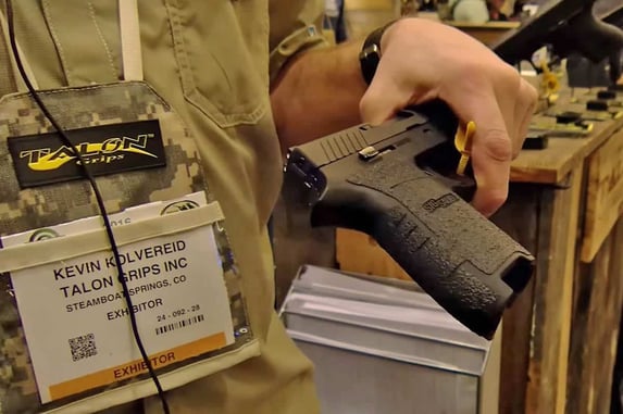 [VIDEO] Talon Grips at SHOT Show: One Of The Best Sub-$20 Upgrades To Your Concealed Carry Pistol