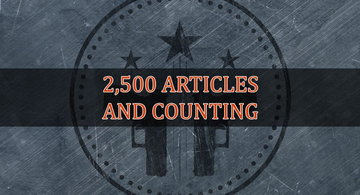 2,500 Articles Later, We Thank You Again For Letting Us Do What We Do