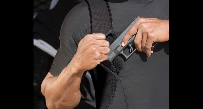 Officer Has ND In Store While Trying On Concealed Carry Shirt