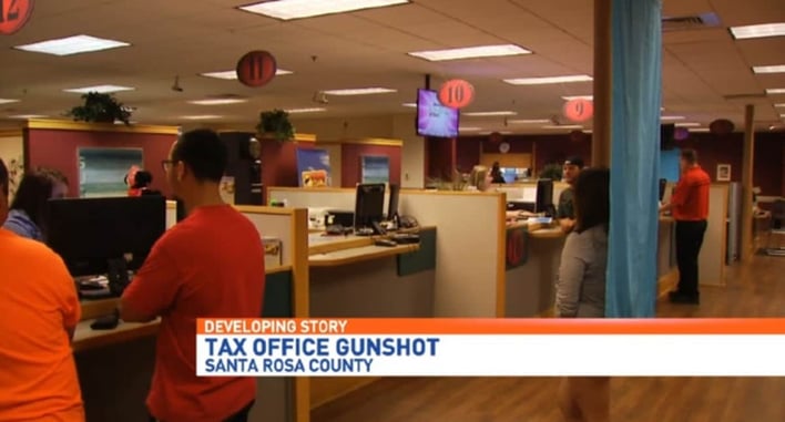 Bullet Flies Through Tax Collectors Office Due To Negligent Employee