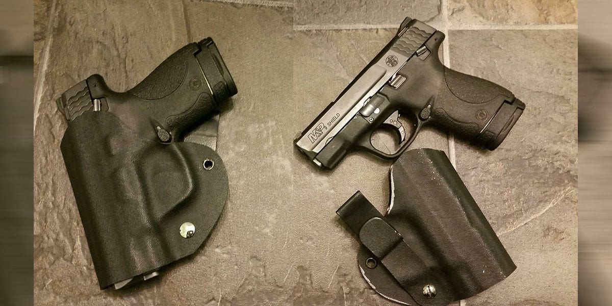 #DIGTHERIG – Aaron and his S&W M&P Shield 9mm in a Homemade IWB Holster