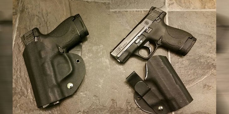#DIGTHERIG – Aaron and his S&W M&P Shield 9mm in a Homemade IWB Holster