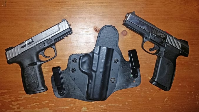 #DIGTHERIG – David and his S&W SD9VE or a Ruger SR45 in an Alien Gear Holster