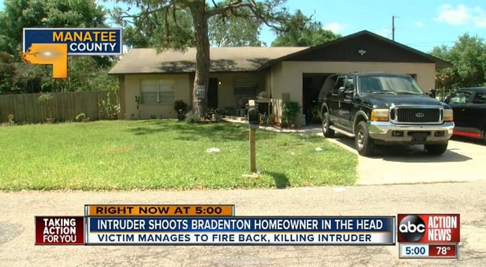 Homeowner Better Shot During Gun Fight With Armed Home Invaders