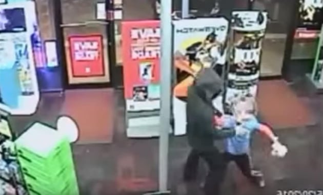 [VIDEO] 7-Year-Old Boy Takes On Armed Robber, Throwing Punches Left And Right