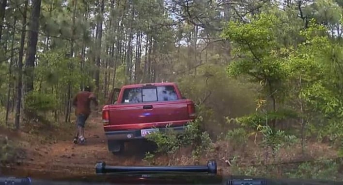 Armed Citizen Ends Manhunt After The Man Running From Police Winds Up On The Wrong Property