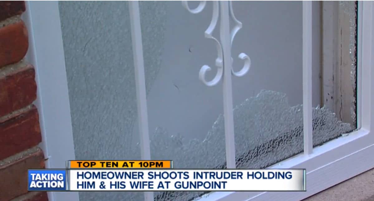 Seconds From Apparent Death, Homeowner Finds Moment To Grab Gun And Shoot Armed Intruders