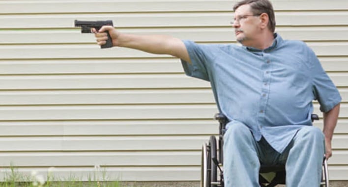 Wheelchair-bound Vietnam Veteran Takes Out Home Invader