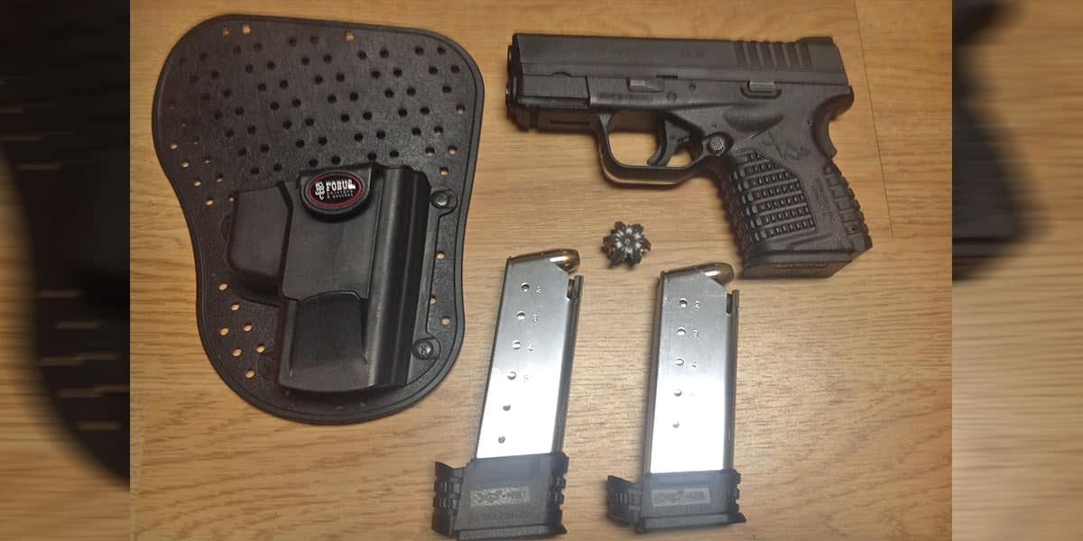 #DIGTHERIG – Bryce and his Springfield XDs 45 in a Fobus IWB Holster