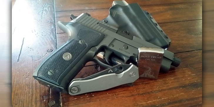 #DIGTHERIG – Eric and his Sig P226 Legion in a Blackpoint Leather Holster