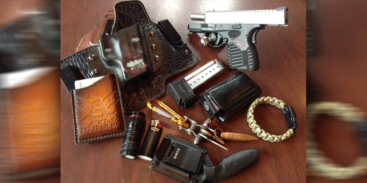 #DIGTHERIG – Nate and this Springfield XDs 9mm in a White Hat Holster