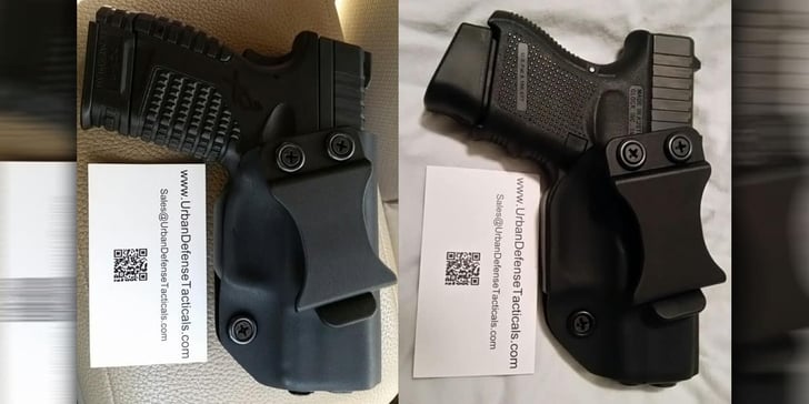 #DIGTHERIG – Anthony and his Springfield XDs 9mm and Glock 26 in an Urban Defender Tactical Holster