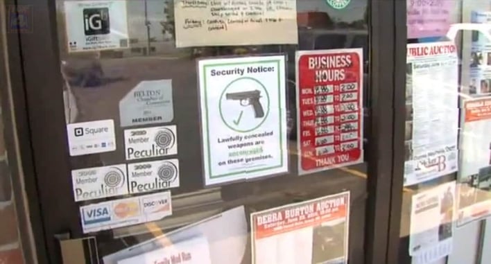 Cafe Encourages Customers To Carry Concealed, Response Is Overwhelming