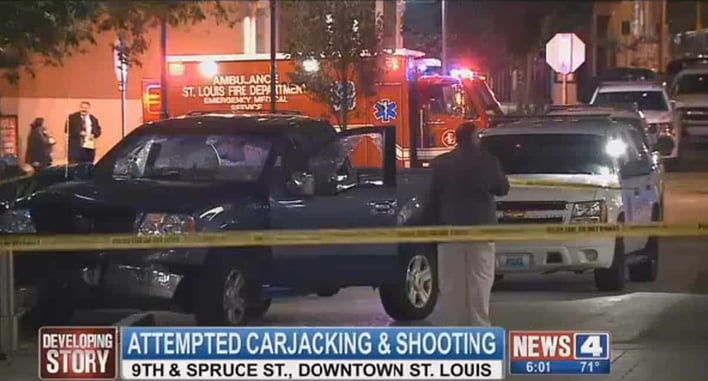 Carjacking Victim Turns Tables On Crook, Shootout Ensues
