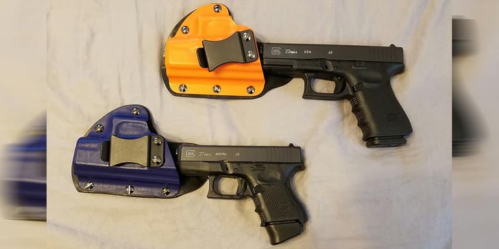 #DIGTHERIG – Martin and his Glock 27 and Glock 23 in Raw Dog Tactical Holsters