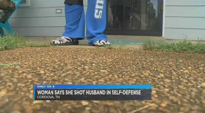 Woman With Broken Back Shoots Abusive Husband