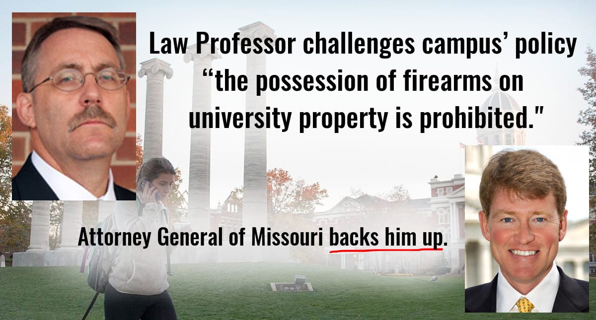 Missouri Attorney General: University’s Ban On Concealed Firearms Unconstitutional