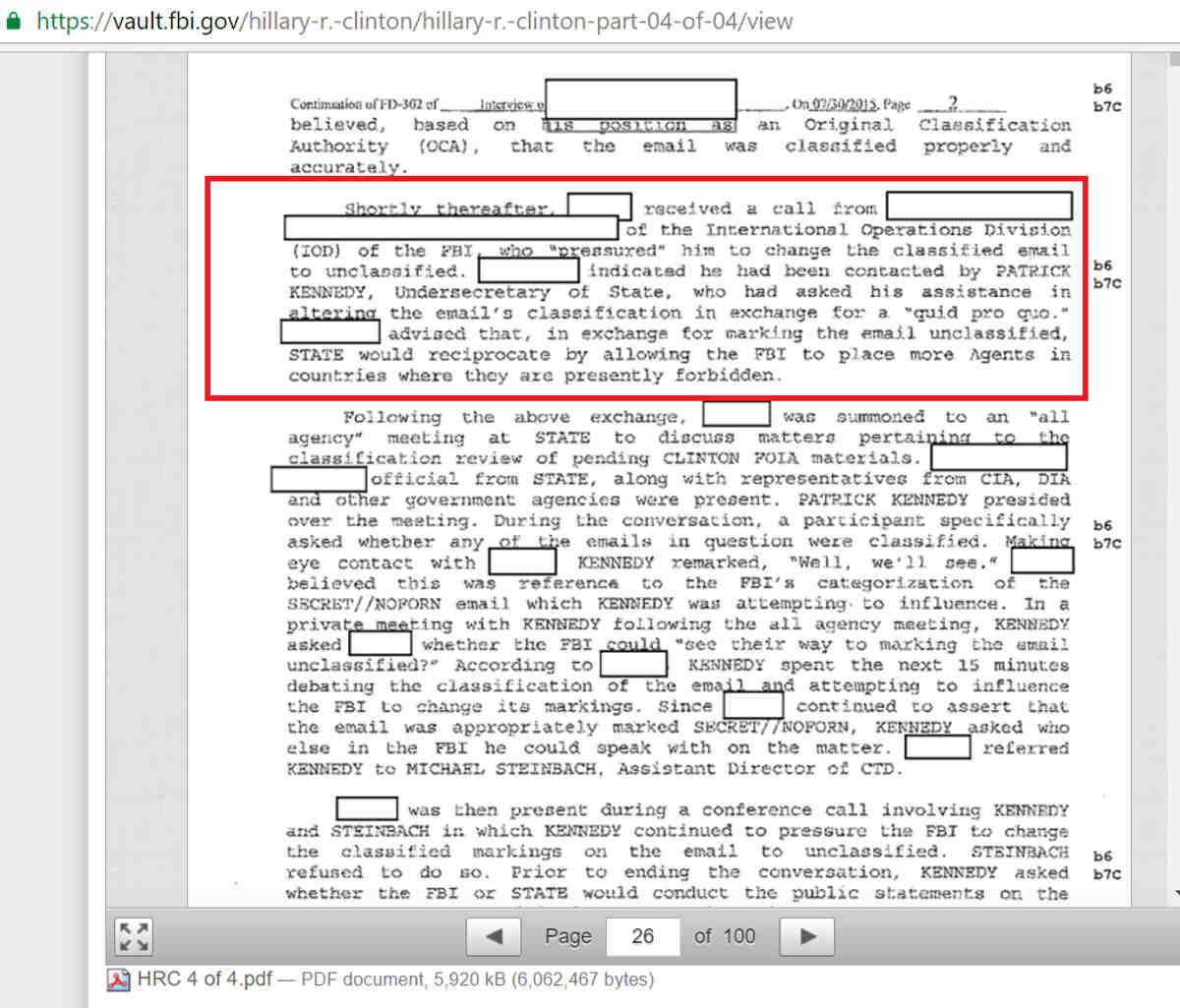 undersecretary-kennedy-pressured-fbi