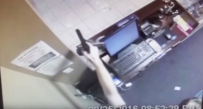 Armed Robber Picks The Wrong Houston Smoke Shop… Clerk Refuses To Be A Victim!