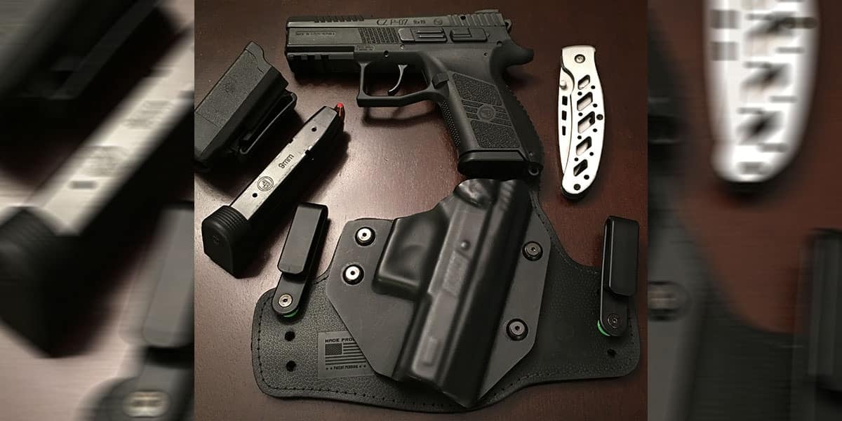 #DIGTHERIG – Dave and his CZ P-07 in an Alien Gear Holster