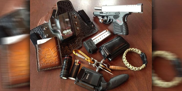 #DIGTHERIG – Nate and his Springfield XDs in a White Hat Holster