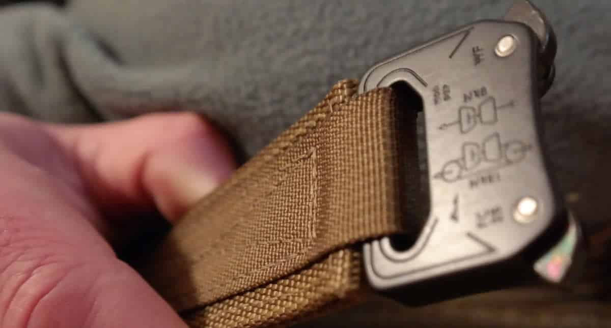 Cobra buckle clasp closeup