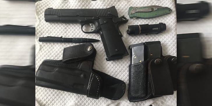 #DIGTHERIG – Mike and his Kimber Custom TLE2 in an Andrews Leather McDaniel 2 Holster