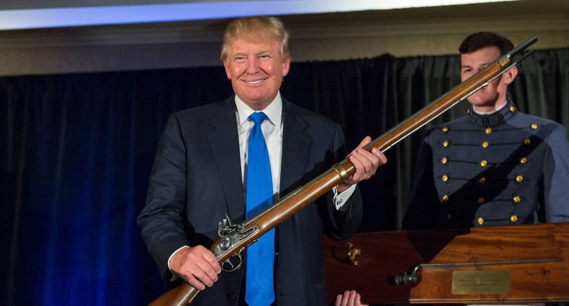 Can Trump own guns?