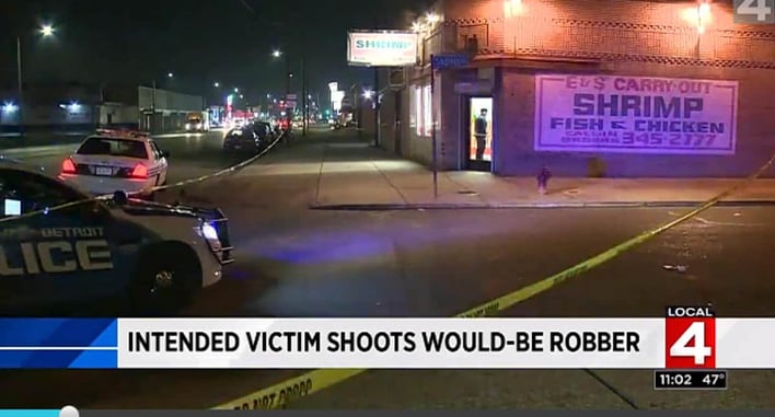 [CCW IN ACTION] Robber Shoves Unloaded Gun In Customers’ Faces, Finds Out One Of Them Has A Loaded Gun