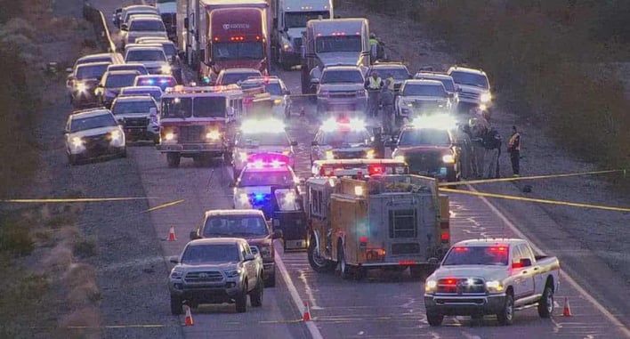 Bad Guy Ambushes Arizona DPS Trooper, Beating Him Against The Pavement — Passing Motorist Gets His Gun And Helps The Trooper Out