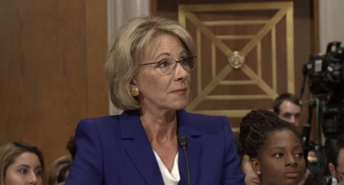 Secretary Of Education Nominee Thinks States Should Decide Whether Schools Are “Gun Free” Zones