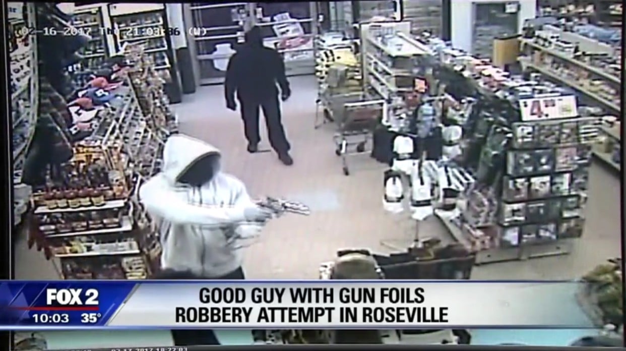 [VIDEO] It’s Good To Have Armed Friends: You’ve Never Seen Armed Robbers Run So Quickly