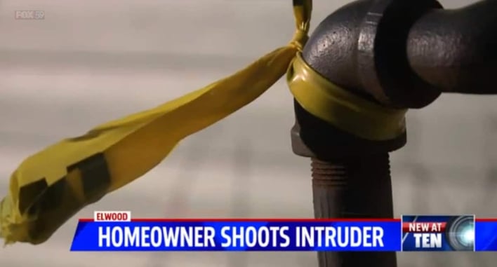 Home Intruder Gets Shot Breaking Into Home — Runs To Neighbors For Help