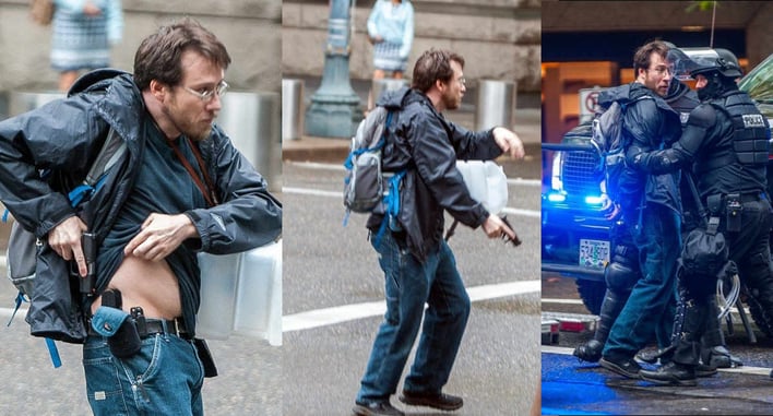 Man Who Pointed Gun At Protesters Last Year Is Now Banned From Ever Owning Guns