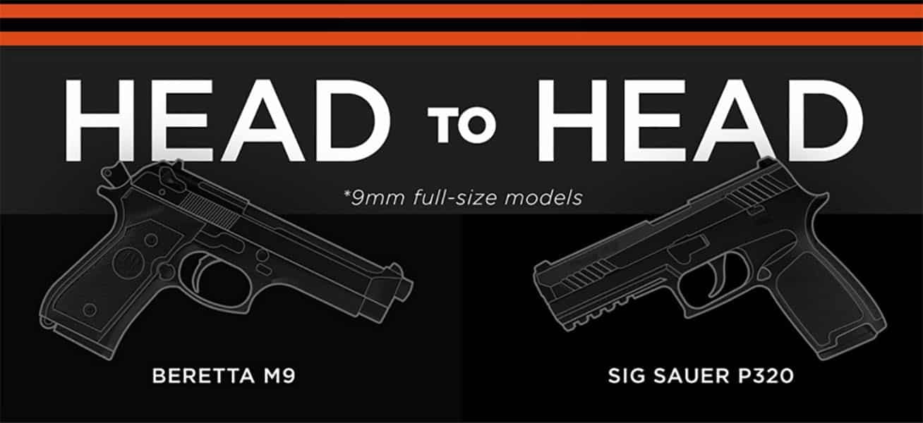 New Army Choice of Handgun: Sig Sauer P320 vs Beretta M9 HEAD-TO-HEAD