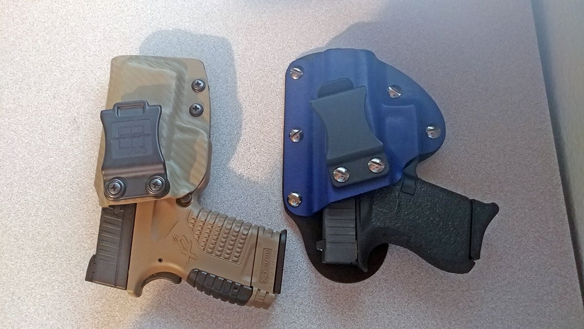 #DIGTHERIG – Tyler and his Springfield XDs 9mm and Glock 43 in Squared Away Customs and Raw Dog Tactical Holsters