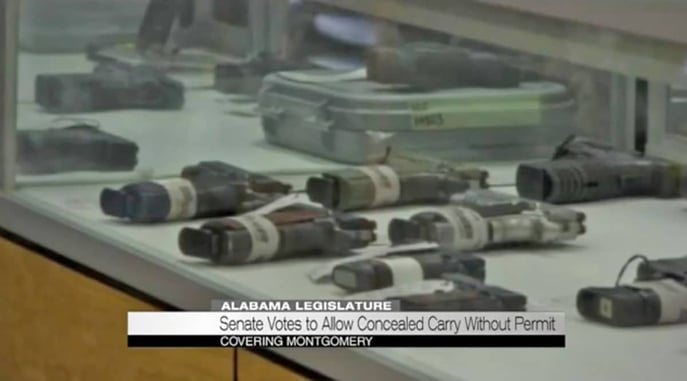 Alabama Senate Passes Permitless Carry Bill By 25-8 Vote